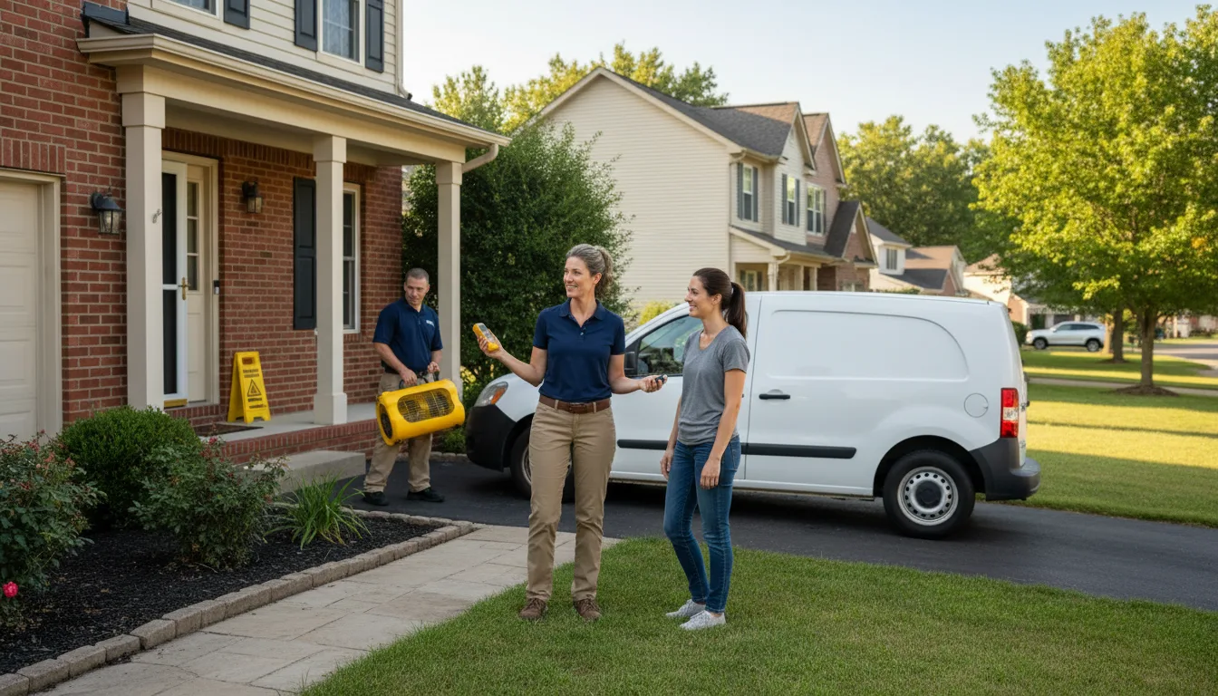 Residential water damage restoration in White Mountain Lake, AZ